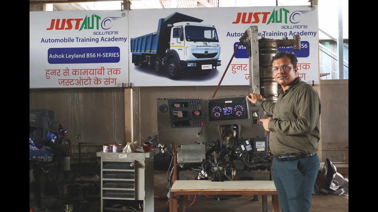 BS6 Truck/Bus - ECM Repair, Sensor, Scanning by Laptop, Electrician Training at JustAuto