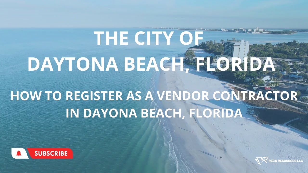 Your Guide to Success: Vendor Contractor Registration in Daytona Beach's eProcurement Portal
