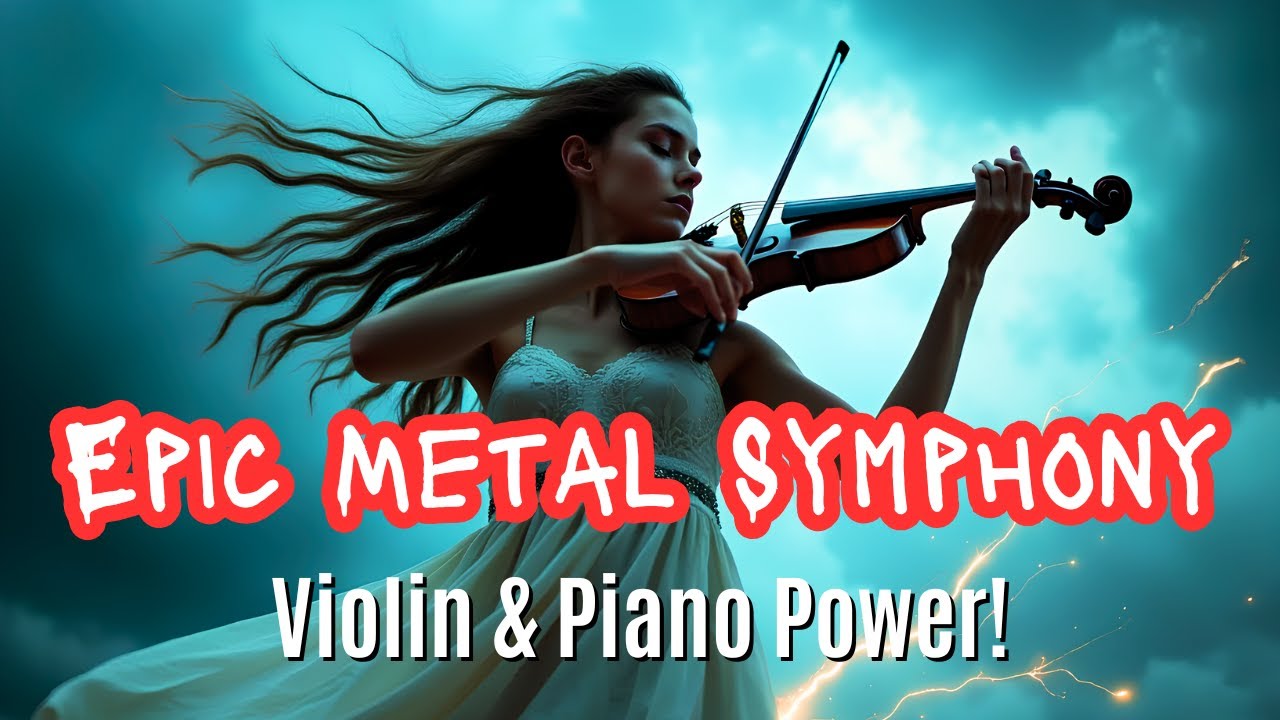 Epic Instrumental Metal Rock Music | Violin & Piano Energy Booster  | Boost Motivation & Energy!