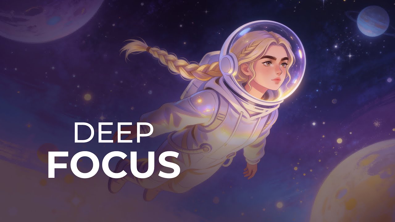Deep Focus Music 🎧 Ambient Lo-Fi for Study & Concentration (1 Hour)