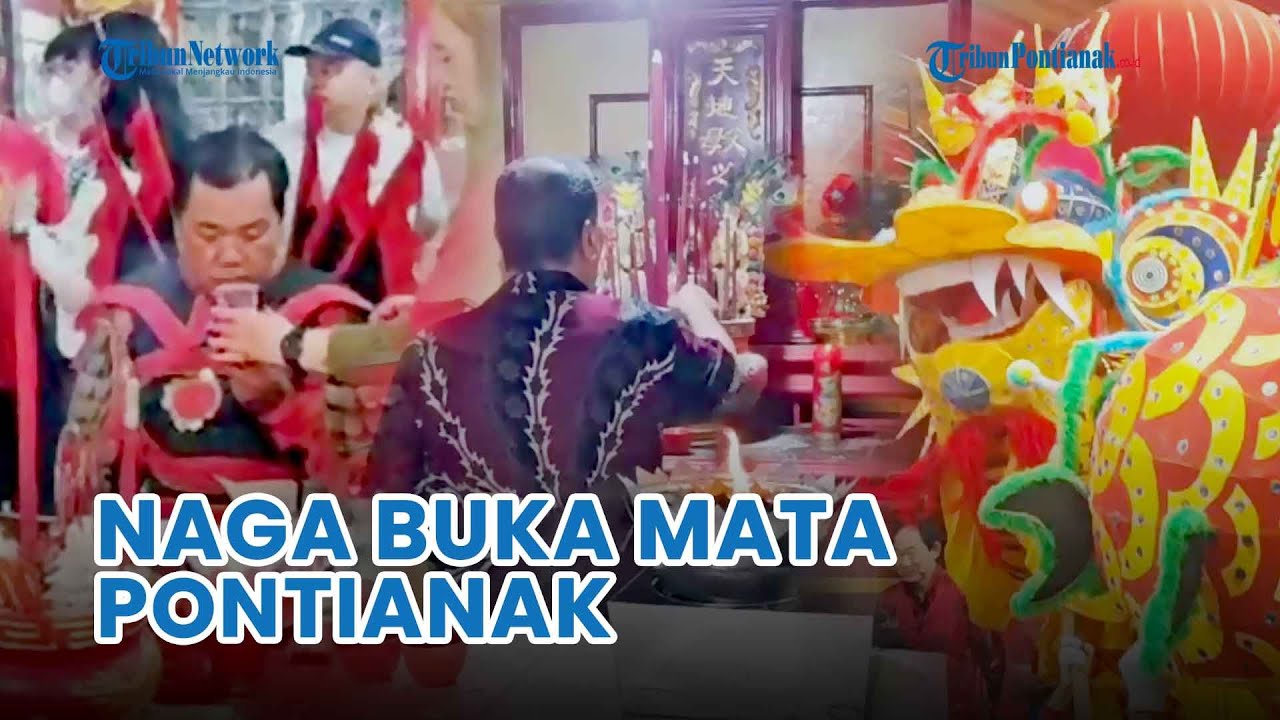 Kemeriahan Buka Mata Naga Cap Go Meh Kota Pontianak