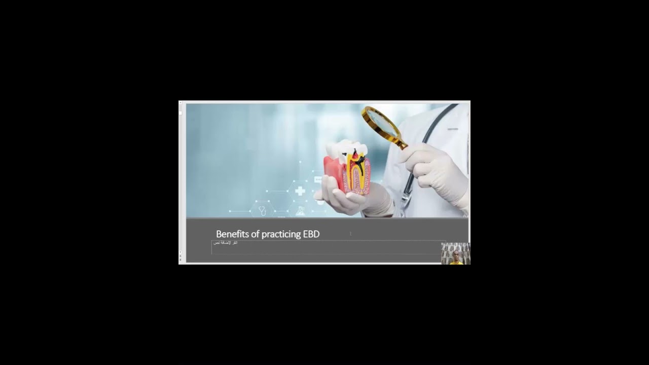 Evidence based dentistry. Dr Mohammed Al Wesabi
