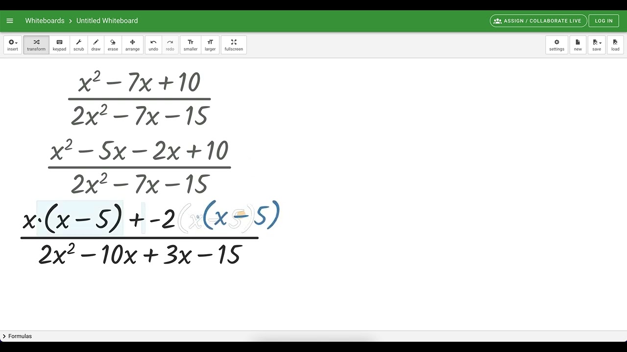 How to Factor in Graspable Math