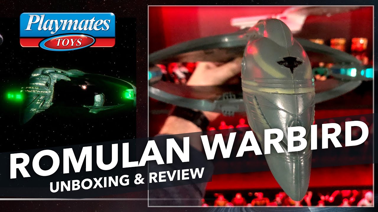 Playmates Romulan Warbird (1993) | Unboxing & Review!