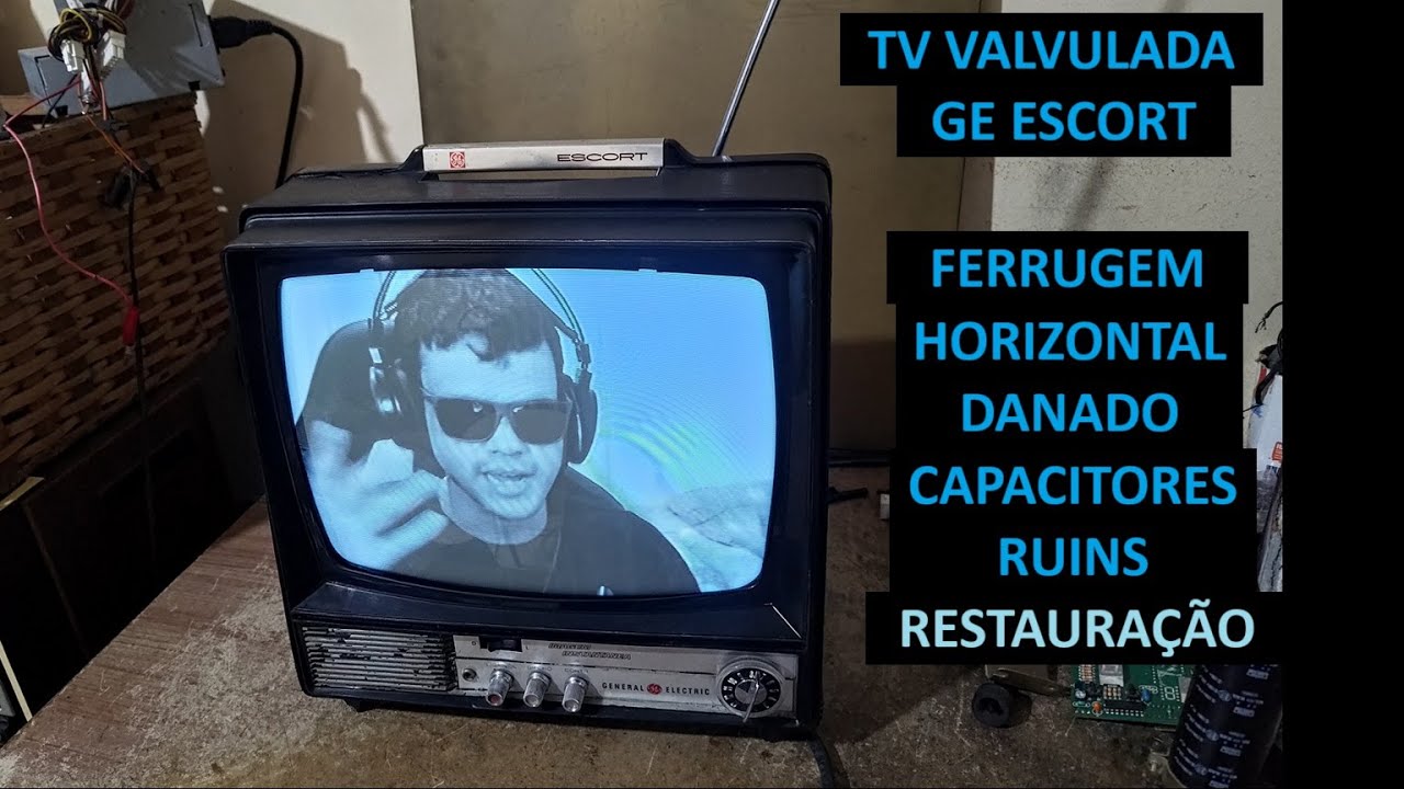 TV VALVULADA GENERAL ELECTRIC: RESTAURAÇÃO DO CIRCUITO ELETRÔNICO