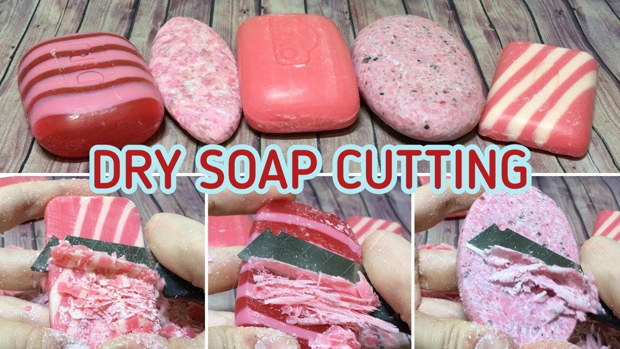 DRY CRUNCHY SOAP CUTTING / ASMR
