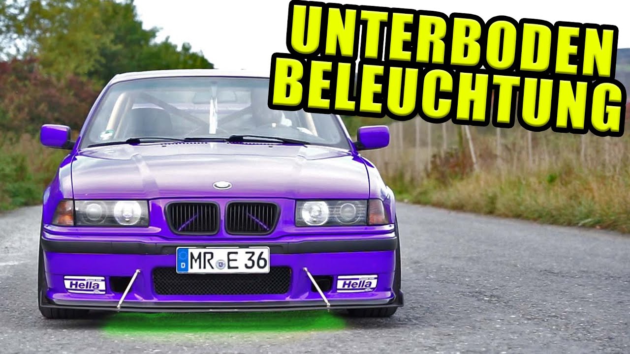UNTERBODENBELEUCHTUNG INSTALLATION am BMW e36
