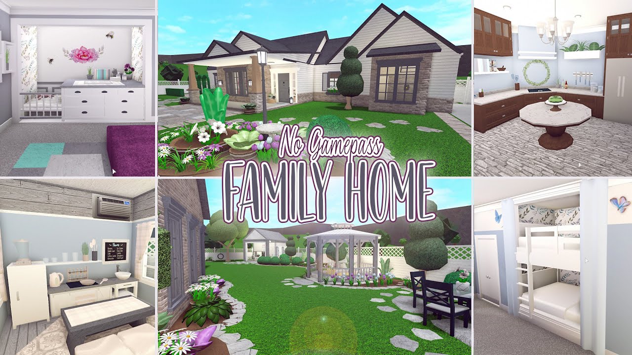 Bloxburg | 2 Bedroom Family Home w/ a crib || No Building Game Passes (Pt.1 of 2)
