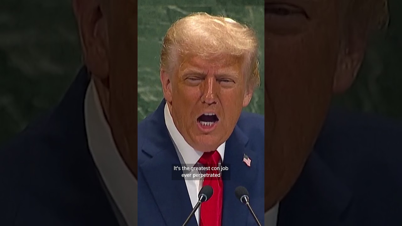 Key moments from Trump&rsquo;s UNGA speech