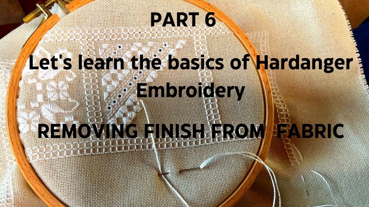 NeedleBugg: Lets Learn the basics of hardanger Part 6  removing excess fabric