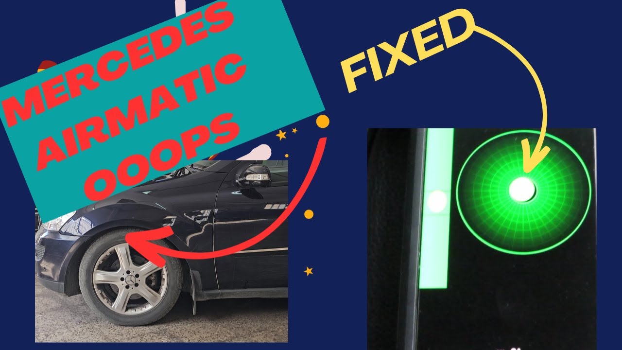 Fixing a Mercedes ML320 Airmatic Suspension Fault For Free