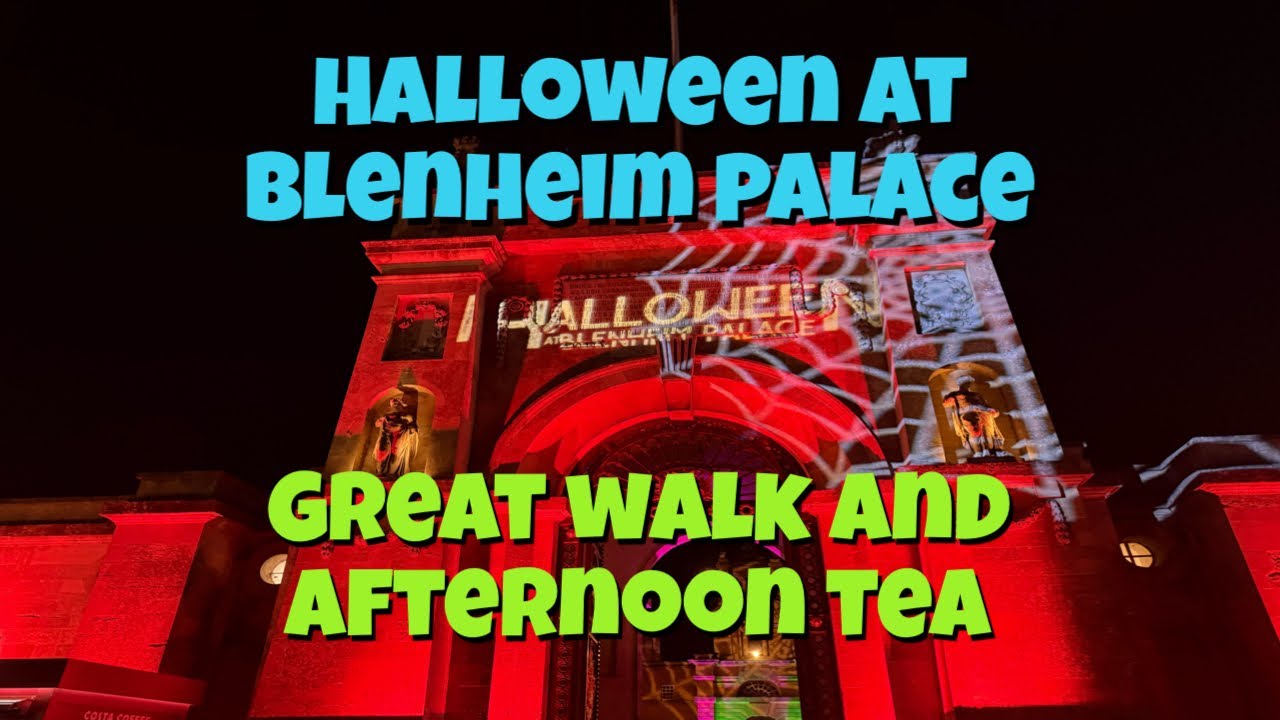 Halloween at Blenheim Palace #vlog #foodreview