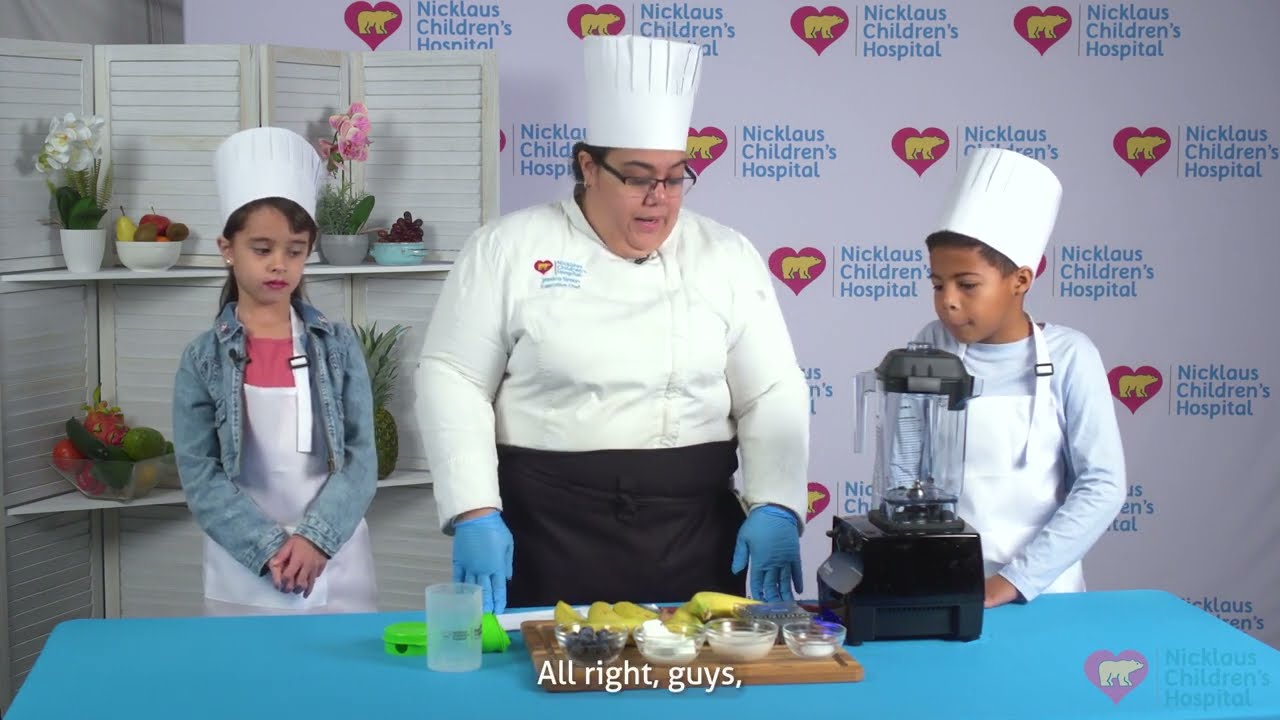 Food for Salud: Blueberry banana smoothies for healthy kids