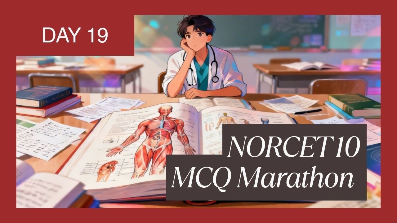 NORCET 10 MCQ'S MARATHON DAY - 19