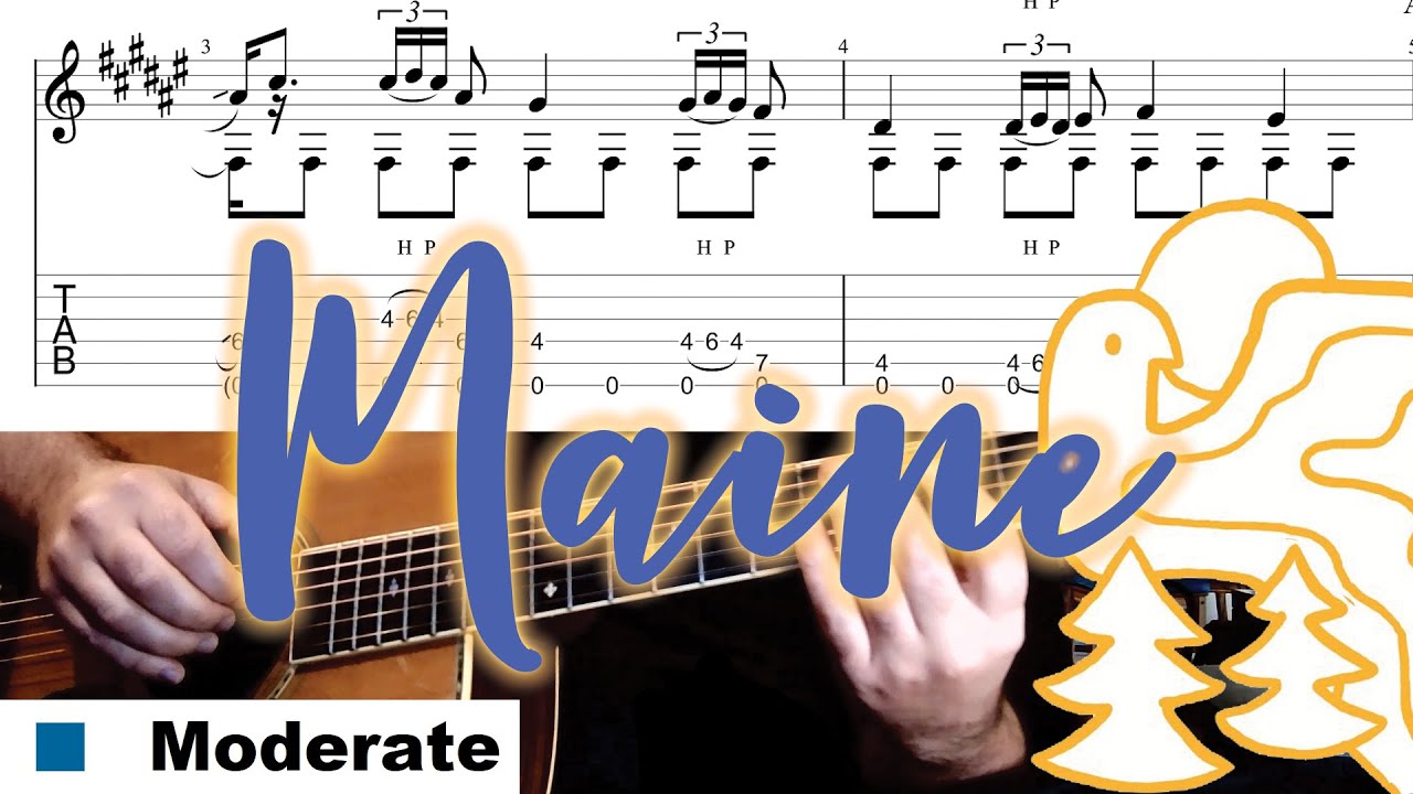 Guitar Tutorial - Noah Kahan - Maine - Lesson + Tab
