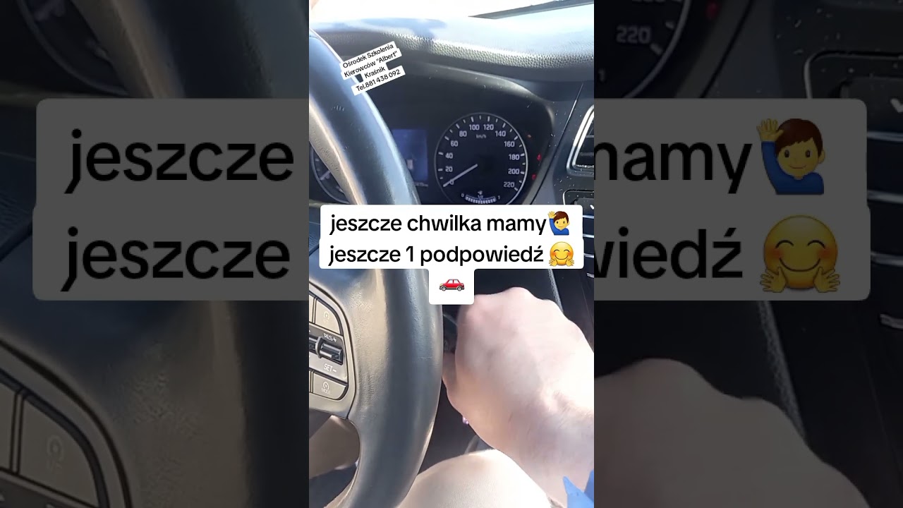 Krasnik / Lublin egzamin na prawo jazdy nauka jazda Osk Albert trasa