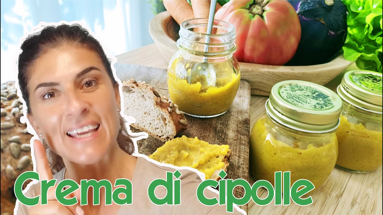 Crema di cipolle, ottima come base per soffritti e molto altro!