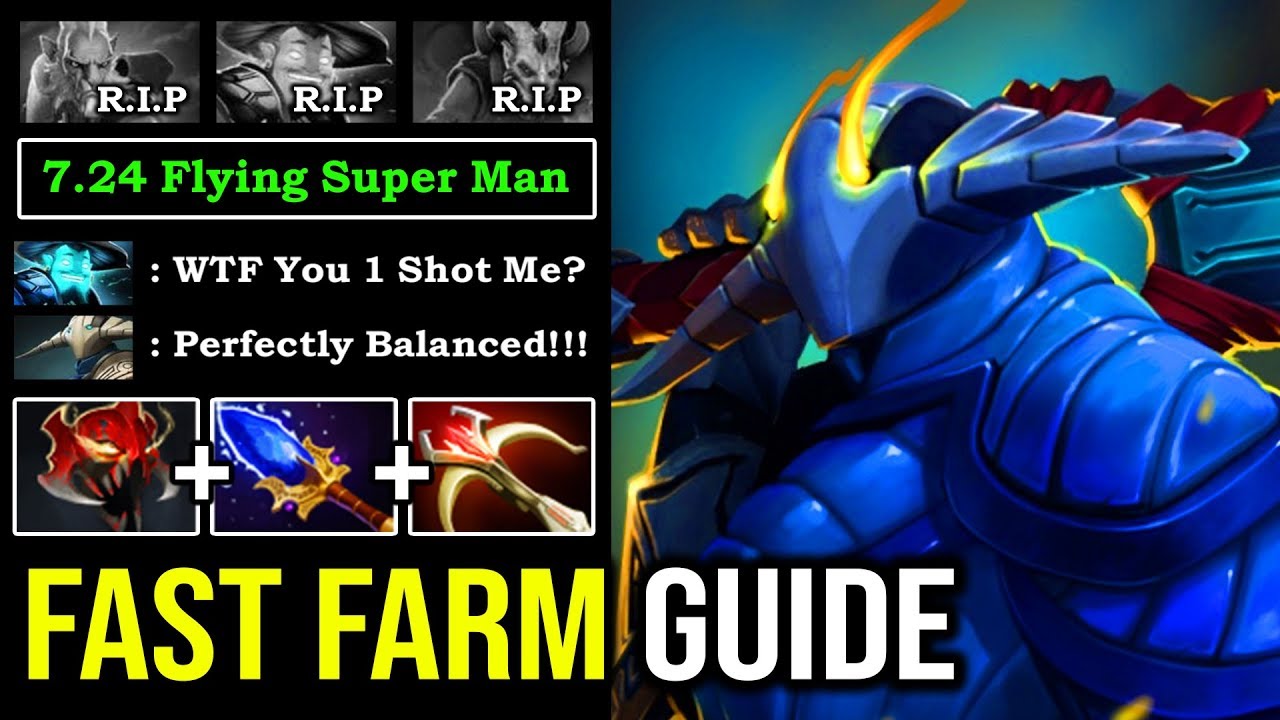ULTIMATE FAST FARM GUIDE Madness 7.24 Cleave Sven 1 Hit Deleted Storm with Flying Aghanim DotA 2