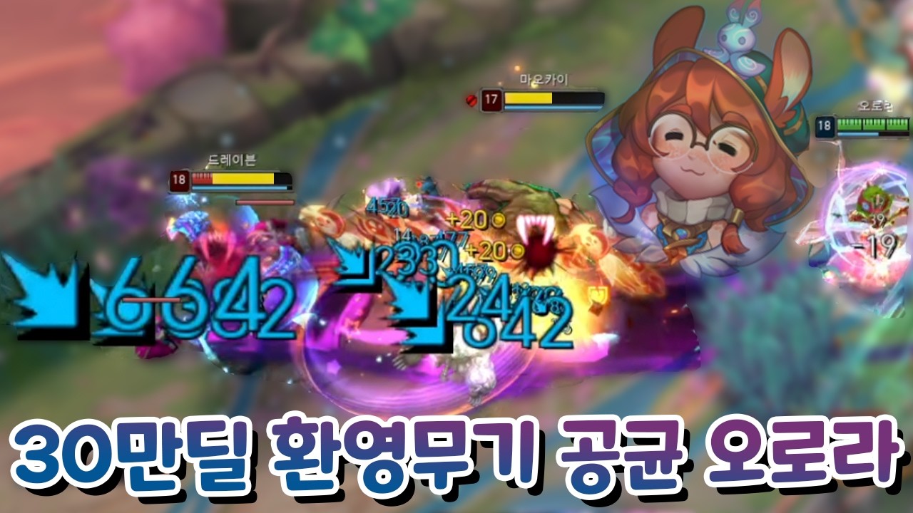 피해량30만 마지막까지 개꿀잼! 환영무기 공허균열 오로라 아수라장 역대급 치열한 게임 ㄷㄷ