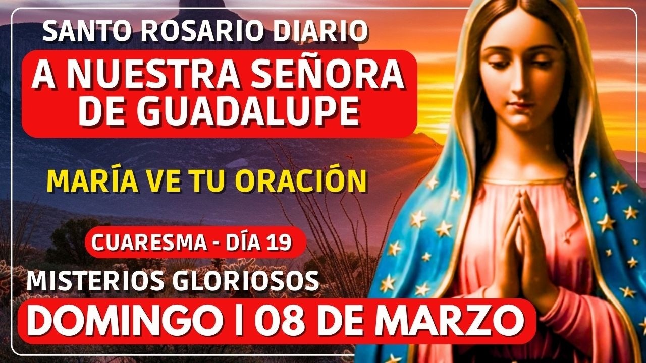 Si Sientes Que DIOS GUARDA SILENCIO… Reza Este Rosario HOY | SANTO ROSARIO DE HOY 08 DE MARZO