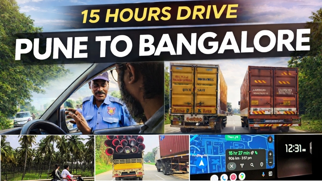 Ep. 01 |Pune to Bangalore by Road!| Pune to Kerala|Pune to Thiruvananthapuram|| Roadtrip 