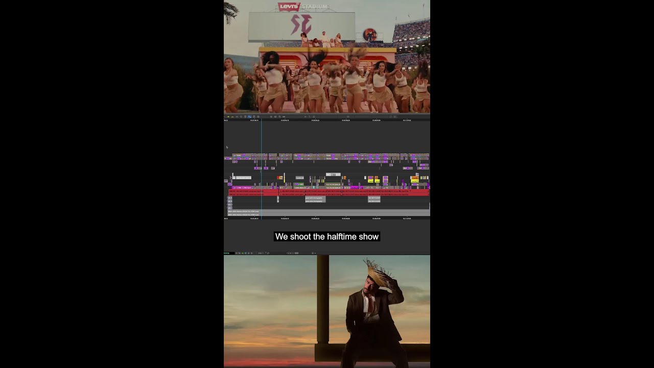 🎞️ Editor Guy Harding, ACE, breaks down his timeline for the 2026 Super Bowl Halftime Show