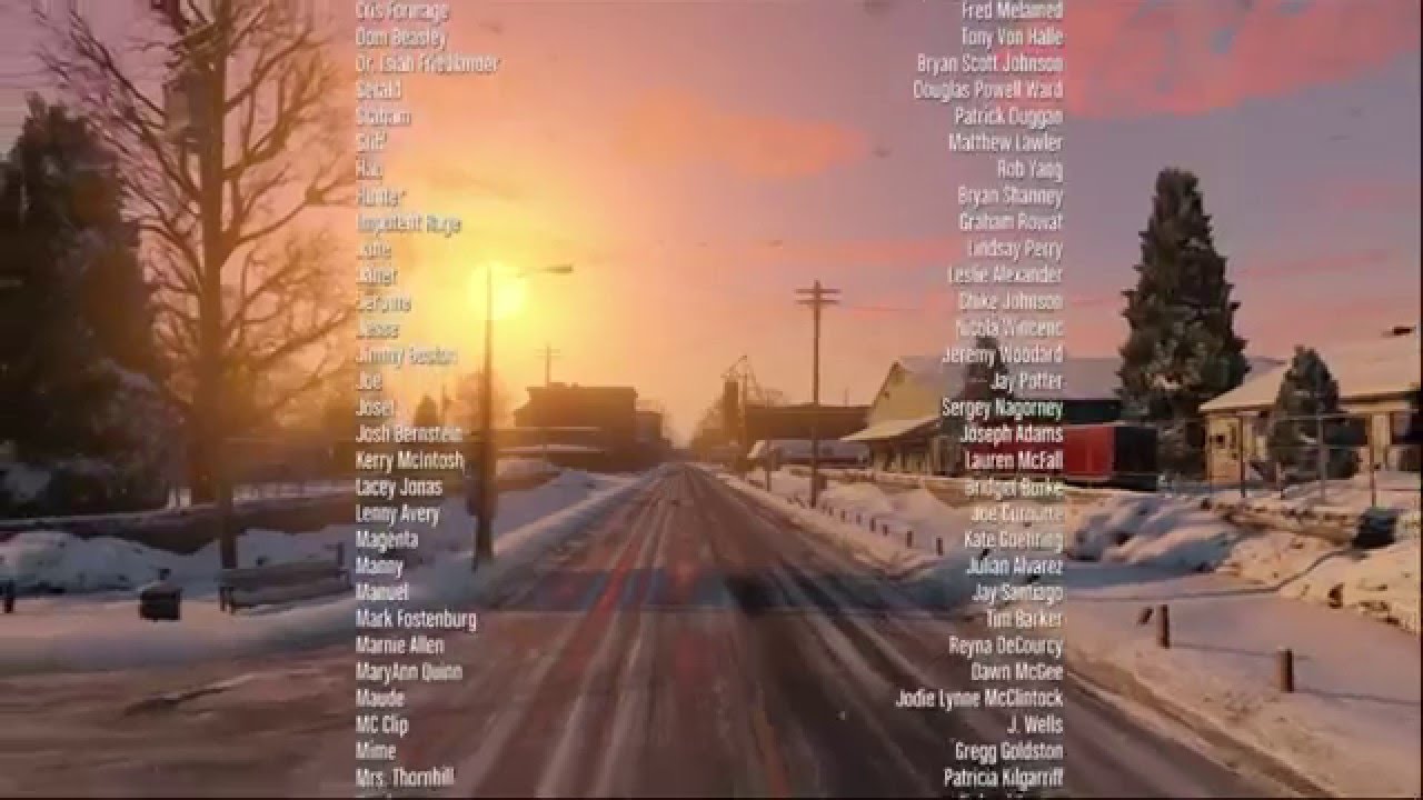 GTA 5 - Ending + Credits