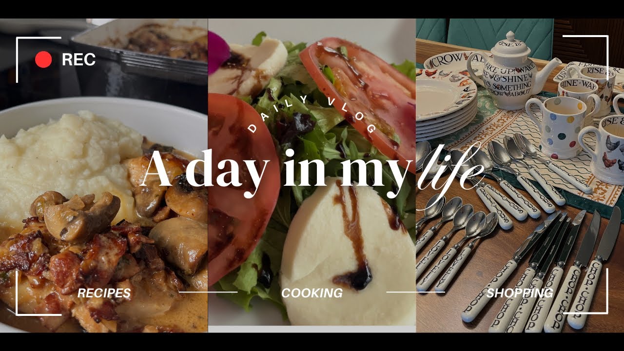 SAHM HOMEMAKER EMMA BRIDGEWATER WEEKEND COOKING CHICKEN DISH RECIPE GARDEN
