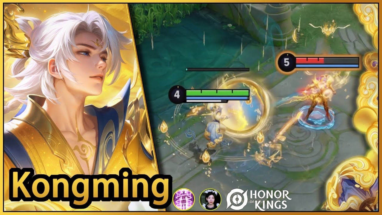 Kongming｜The current mainstream gameplay of Kongming｜A jogabilidade mainstream atual de Kongming｜HOK