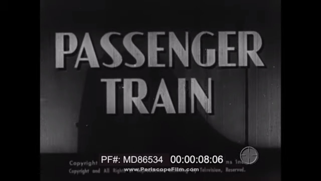 STREAMLINER TRAINS   1940 PASSENGER RAILROAD EDUCATIONAL FILM  