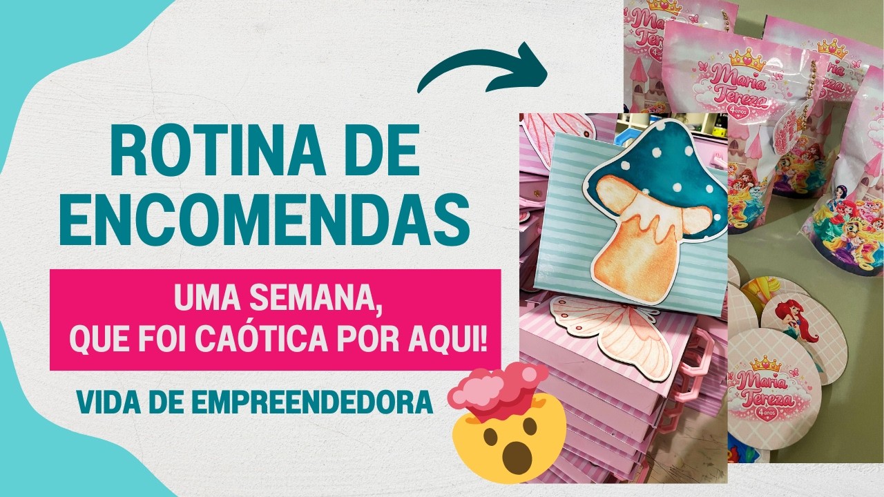 Rotina de Encomendas Caótica I Impressora Estragou I Vida de Empreendedora Real