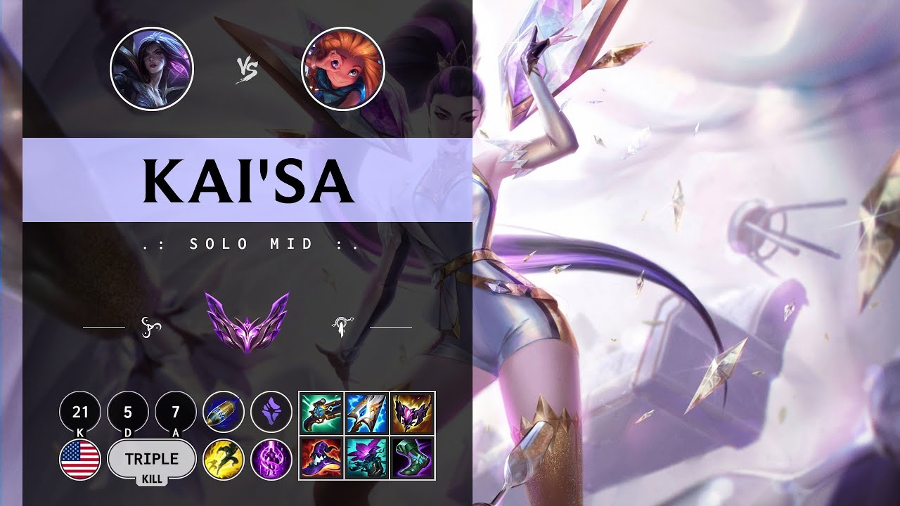Kai'Sa Mid vs Zoe - NA Master Patch 14.10