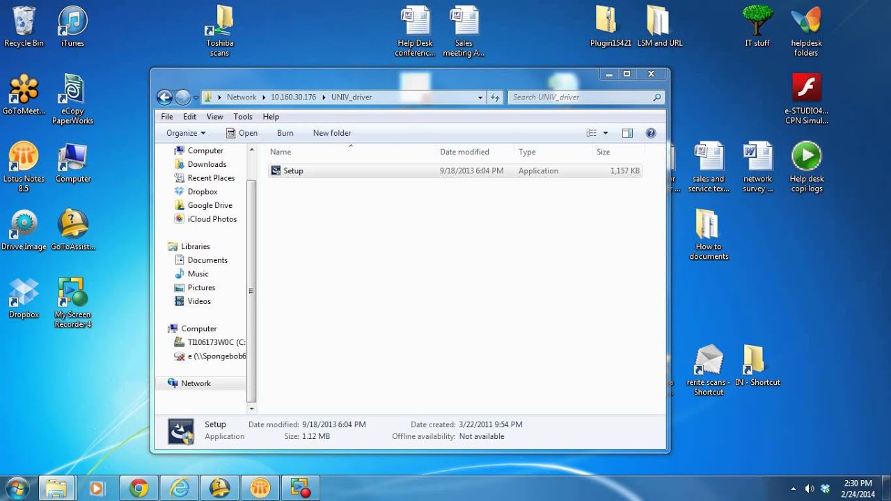 How to set up print and scan with your Toshiba system