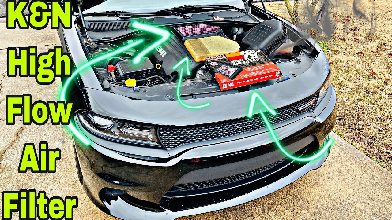 2019 Dodge Charger RT High Flow Air Filter | K&N High Flow Air Filter | Mopar Or No Car
