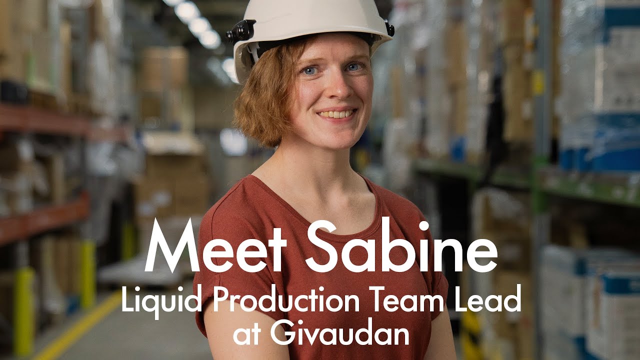 Meet Sabine, Liquid Production Team Lead at Givaudan