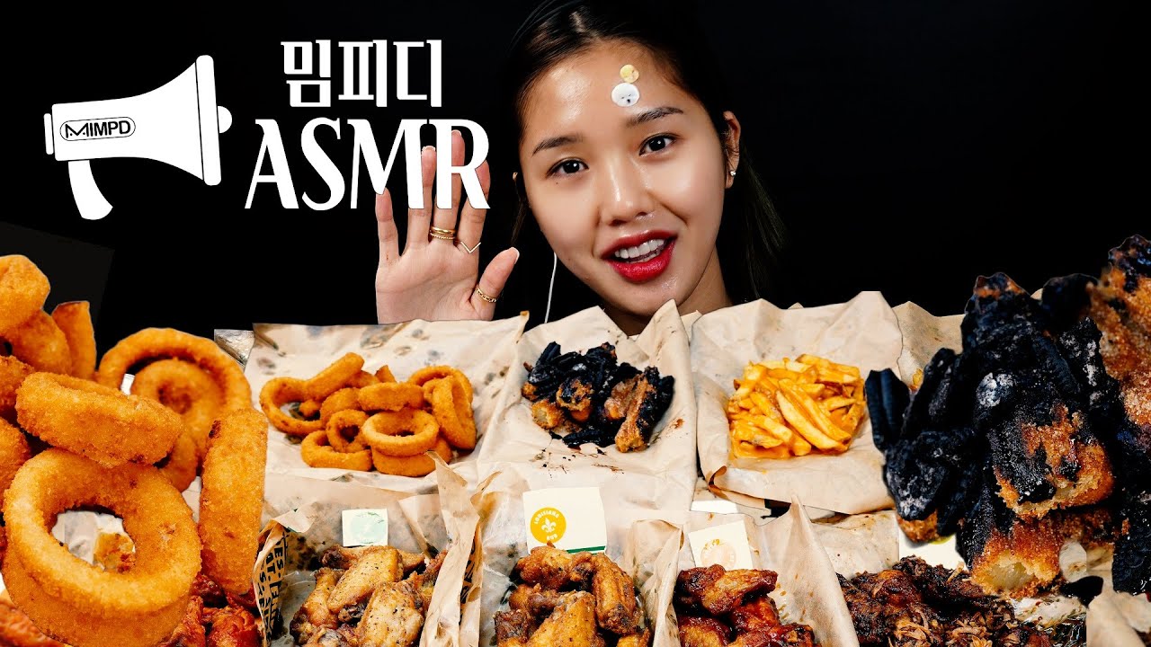 SUB)미쿡치킨뭑어봤숴여🍗날개중최고라는데여먹어봤슴다 윙스탑 Wingstop MUKBANG ASMR