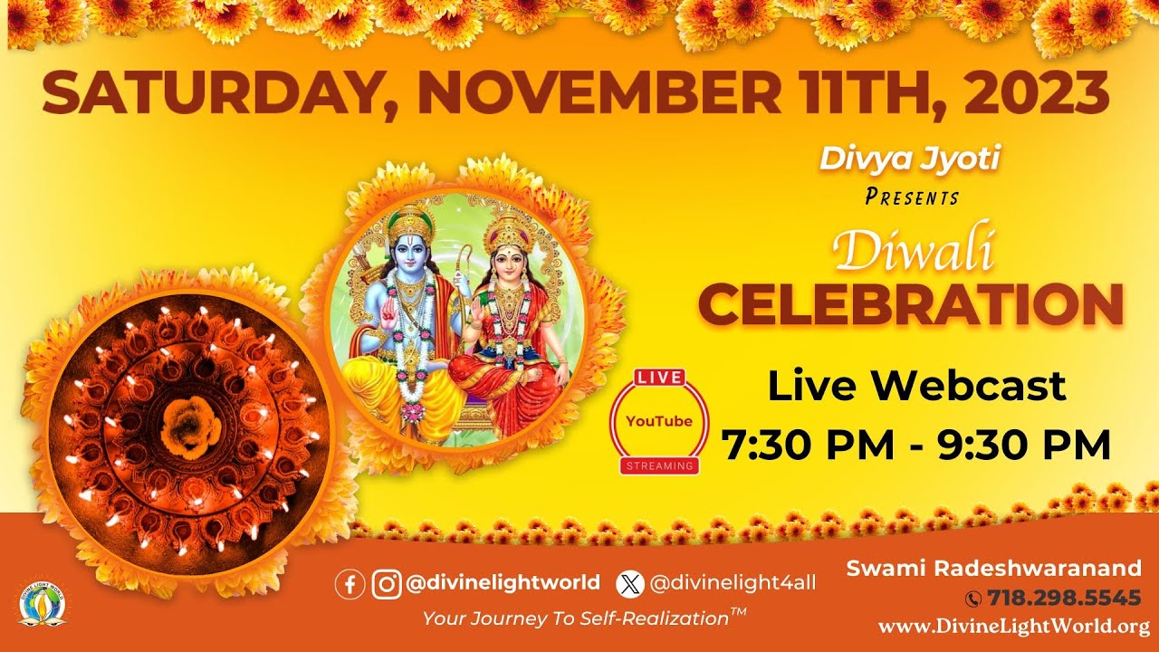 Live - Diwali Celebration 2023 | Divine Light World