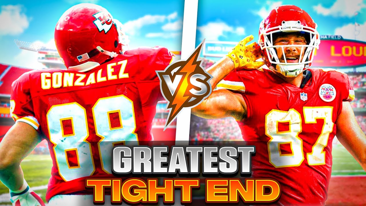 BEST Tight End EVER - Tony Gonzalez Vs. Travis Kelce