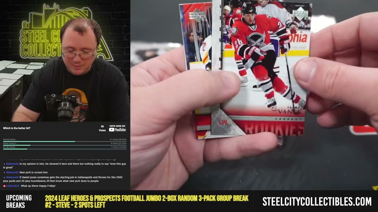 2005-06 Upper Deck Series 2 Hockey Hobby Box Random 3-Pack Group Break #1 - Steve