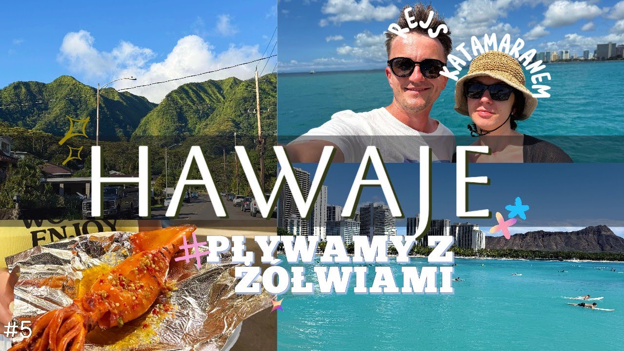 PŁYWAMY Z ŻÓŁWIAMI NA WAIKIKI | FESTIWAL KWIATÓW | HAWAJE #5 🌺