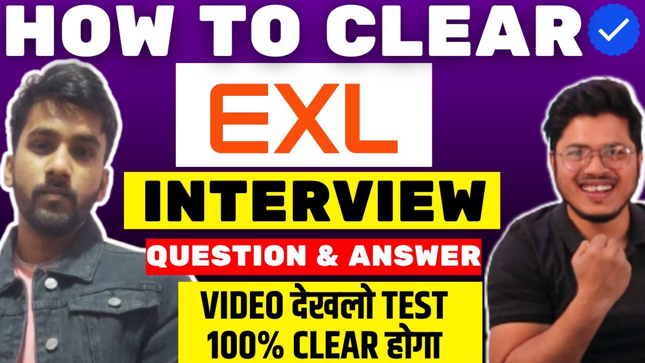How to clear EXL Interview | EXL Interview Question & Answer for CSA/Operations | EXL job Interview