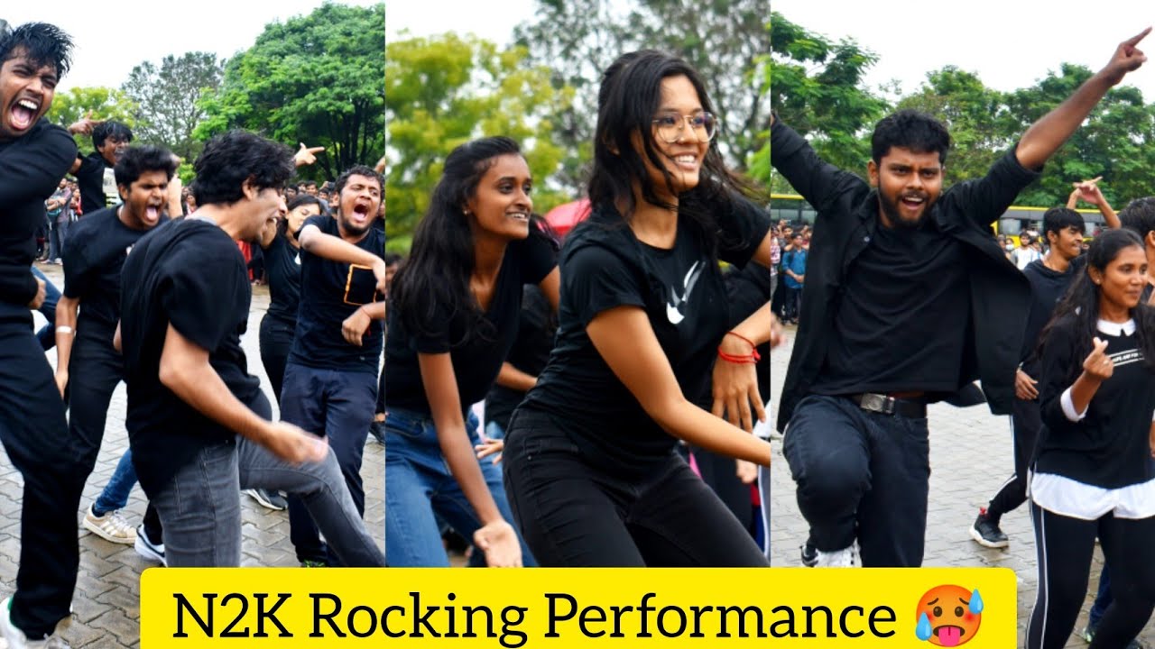 N2K's Rocking Performance - Flashmob Invente 2022 | SSN College | #flashmob in rain