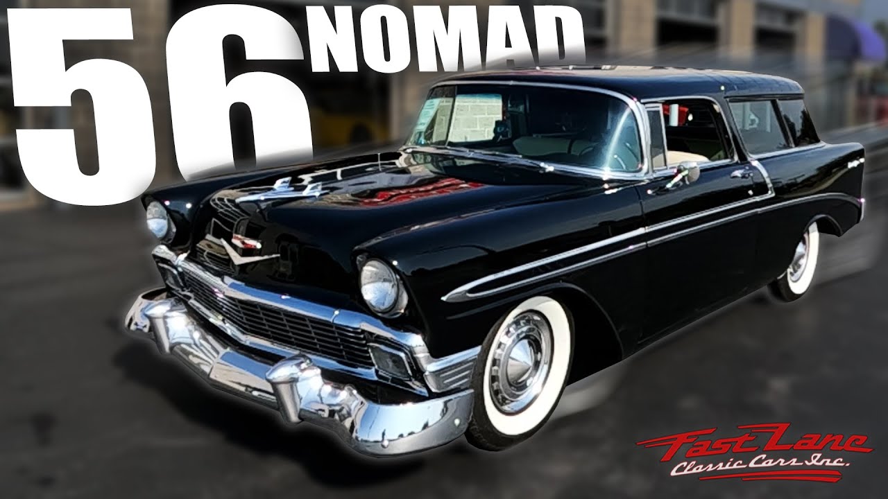 1956 Chevy Nomad with a 5-Speed Tremec and Air Conditioning! - For Sale at Fast Lane Classic Cars!