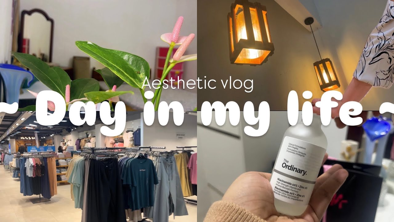 Spend the day with me | uni shopping vlog | Aesthetic  #vlog #aesthetic 