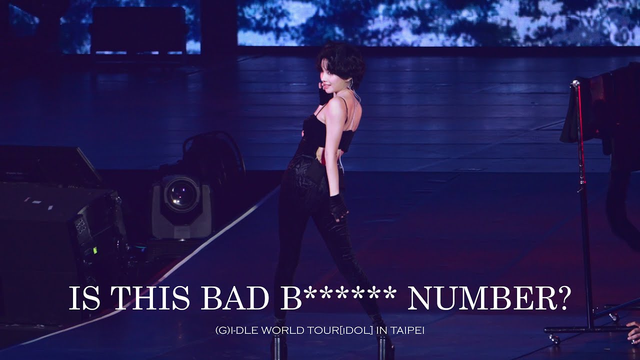 (G)I-DLE SOYEON 'Is this bad b****** number?' WORLD TOUR [iDOL] CONCERT IN TAIPEI 2024@Taipei Arena