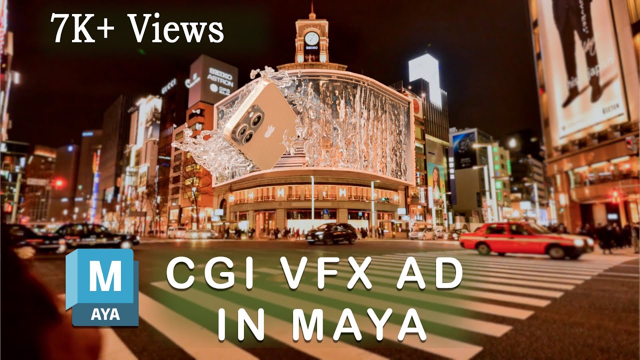 Create Realistic CGI Ads In 10 Min In Maya | Arnold Renderer | Maya 2023 | CGVISION