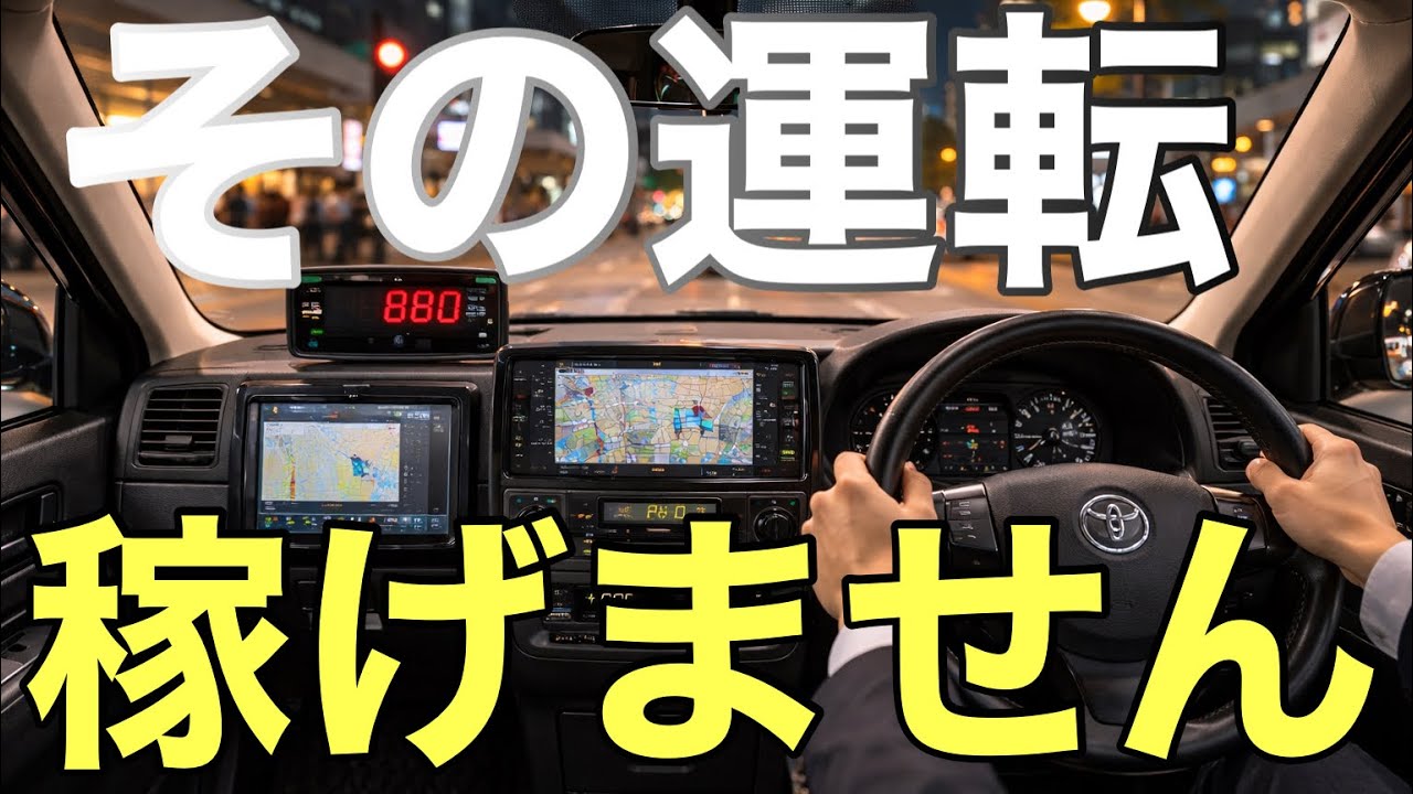 【私もやってた】稼げないタクシー運転手の走り方5選‼️@タクシーの運ちゃんねる 