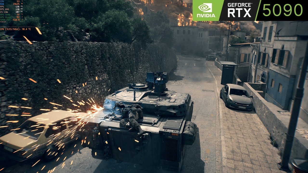 BATTLEFIELD 6: 4k : RTX5090 - AMD 9800x3D - 64GB ram - Max Settings