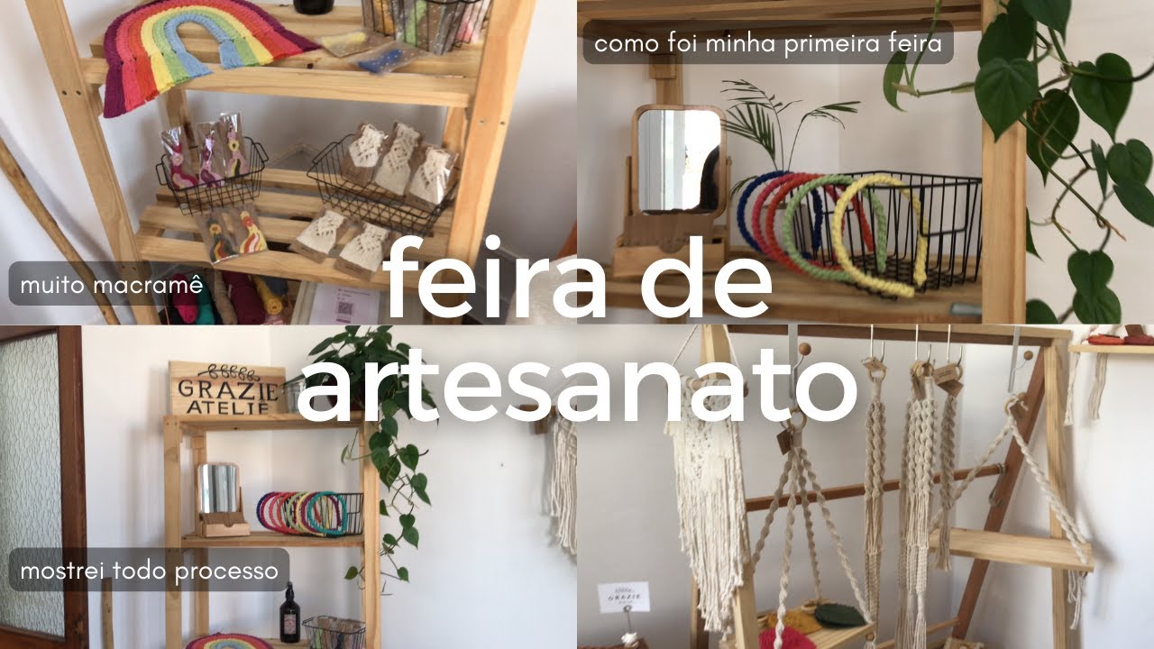 COMO SE ORGANIZAR PARA UMA FEIRA DE ARTESANATO | MOSTREI TODO O PROCESSO DE PRODUÇÃO DAS PEÇAS