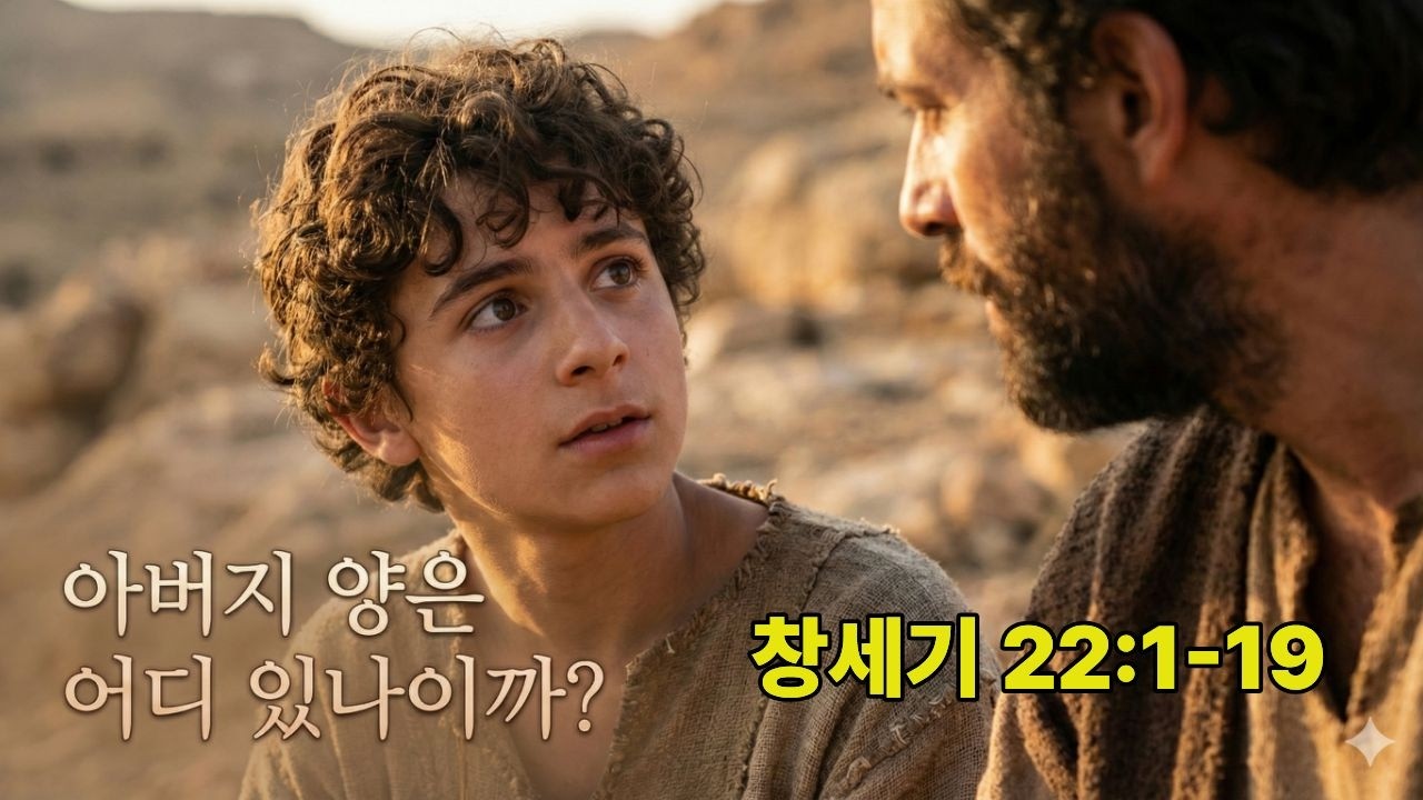 아버지, 양은 어디 있나이까?' — 3천 년간 숨겨진 대답 #창세기22장 #아브라함 #이삭 #모리아산 #여호와이레 #은혜와감사